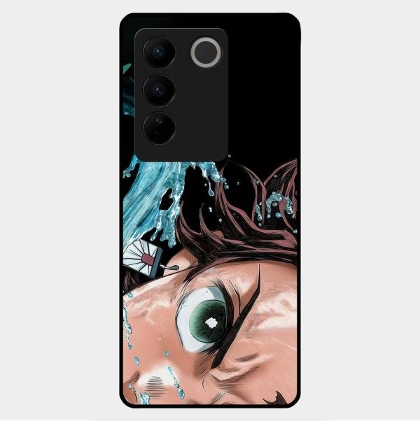 Tanji the Protector Glass Case Cover For Vivo V27 5G