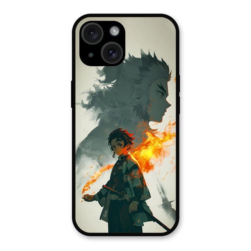 Tanjiro Dream Glass Case Cover For iPhone 15 Plus