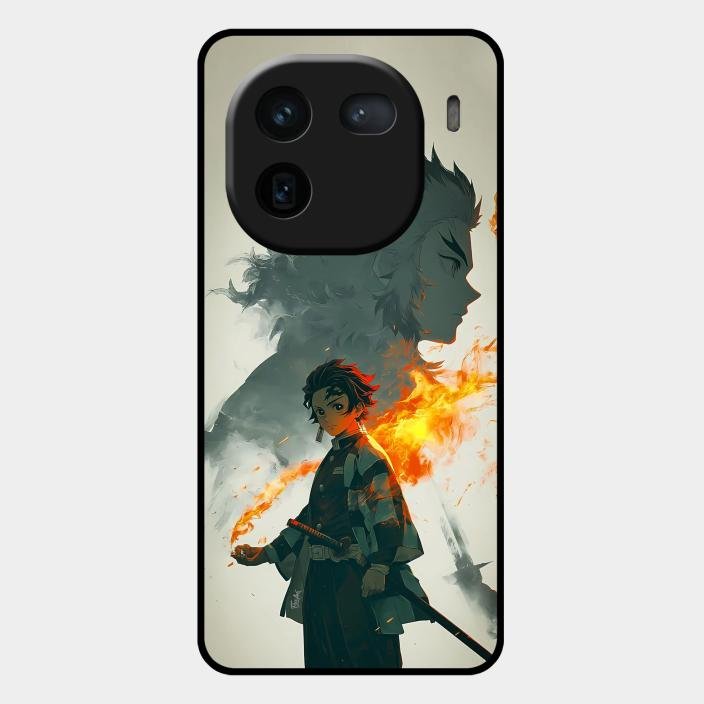 Tanjiro Dream Glass Case Cover For Iqoo 12 5G