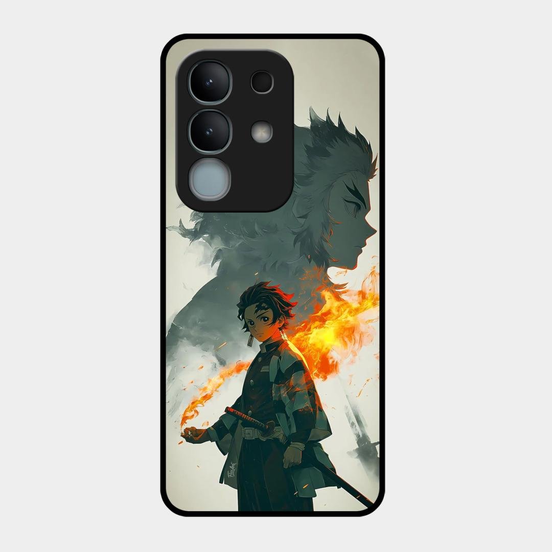 Tanjiro Dream Glass Case Cover For iQOO Z10x 5G