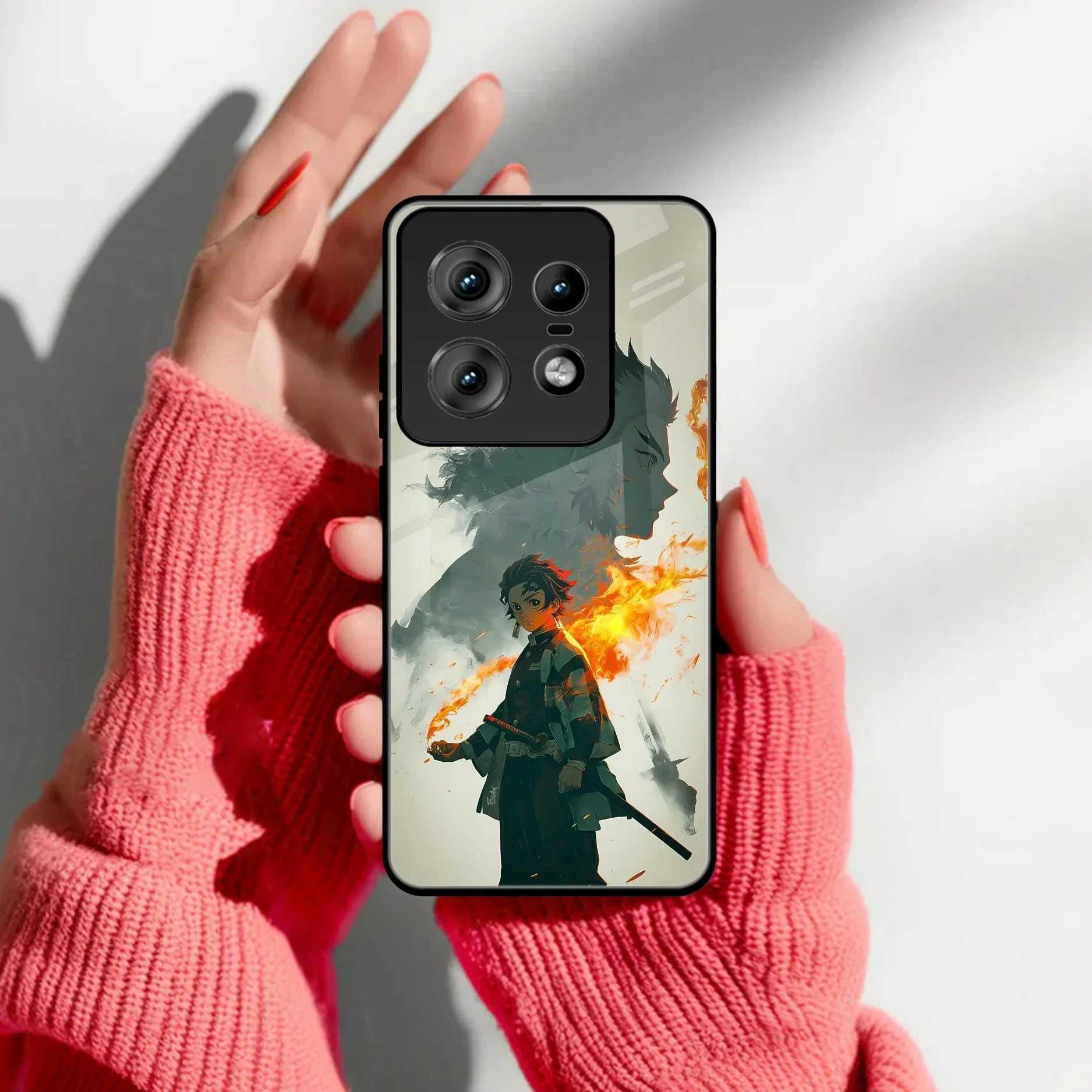 Tanjiro Dream Glass Case Cover For Motorola - ShopOnCliQ