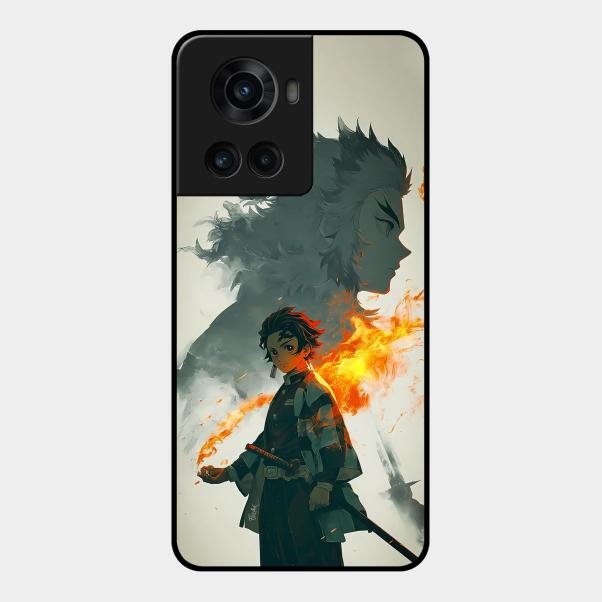 Tanjiro Dream Glass Case Cover For Oneplus 10R 5G