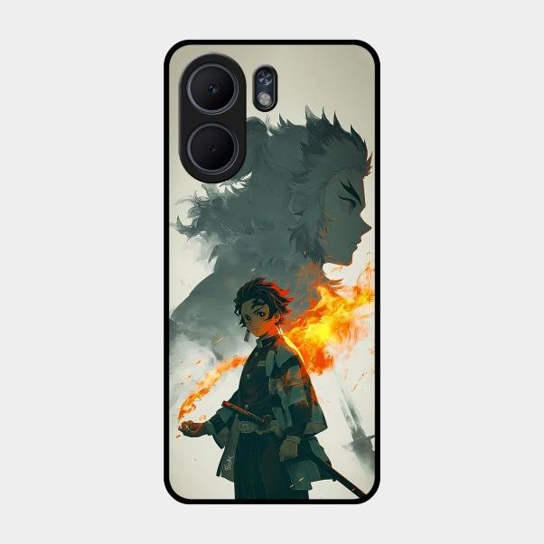 Tanjiro Dream Glass Case Cover For Oppo A5X 5G