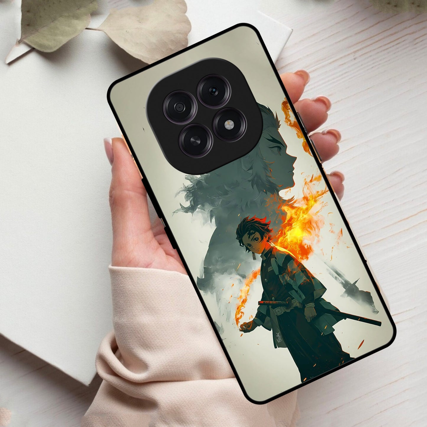 Tanjiro Dream Glass Case Cover For Oppo