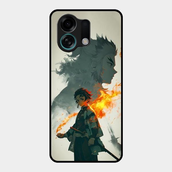Tanjiro Dream Glass Case Cover For Oppo K13 Turbo 5G