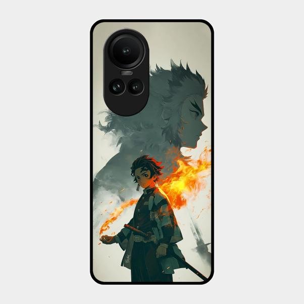Tanjiro Dream Glass Case Cover For Oppo Reno 10 5G