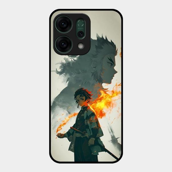 Tanjiro Dream Glass Case Cover For Oppo Reno 14 5G