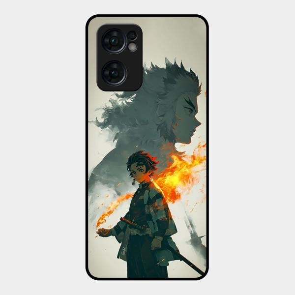Tanjiro Dream Glass Case Cover For Oppo Reno 7 5G