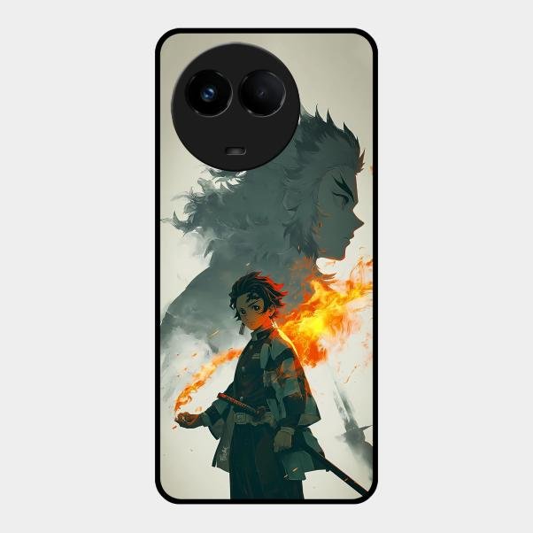 Tanjiro Dream Glass Case Cover For Realme 11X 5G