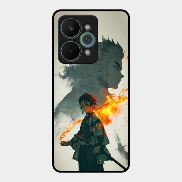 Tanjiro Dream Glass Case Cover For Realme 15 Pro 5G