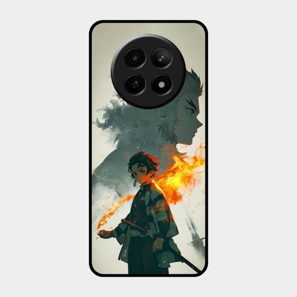 Tanjiro Dream Glass Case Cover For Realme C65 5G