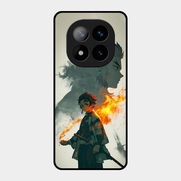 Tanjiro Dream Glass Case Cover For Redmi Note 14 Pro Plus 5G
