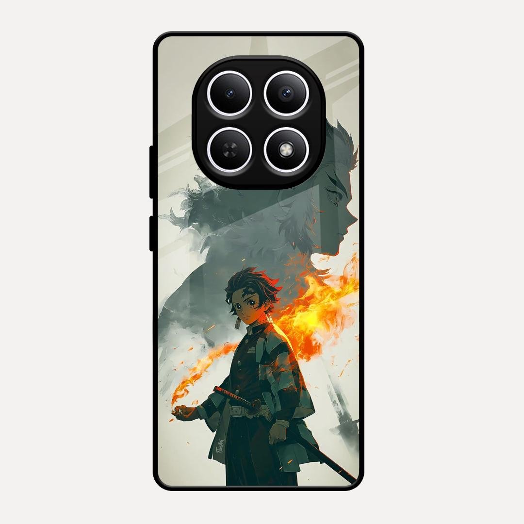 Tanjiro Dream Glass Case Cover For Redmi Note 15 5G