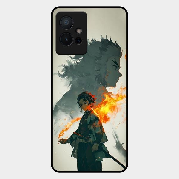 Tanjiro Dream Glass Case Cover For Vivo T1 5G