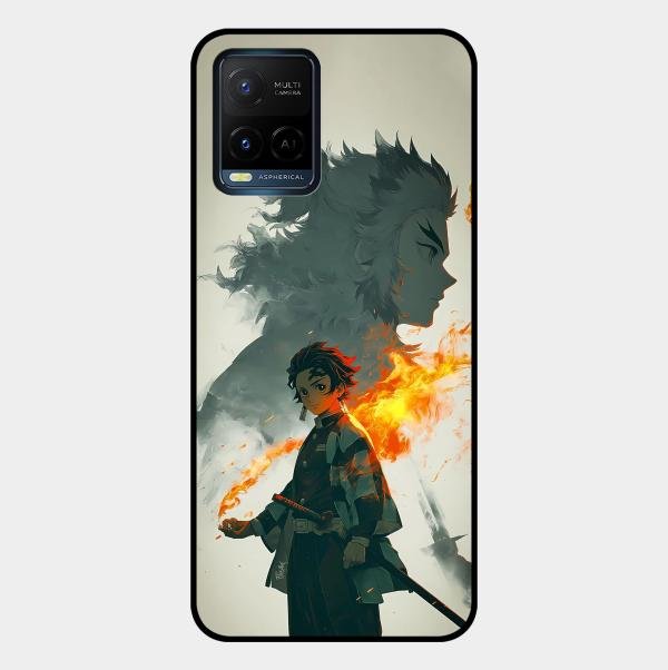 Tanjiro Dream Glass Case Cover For Vivo T1X