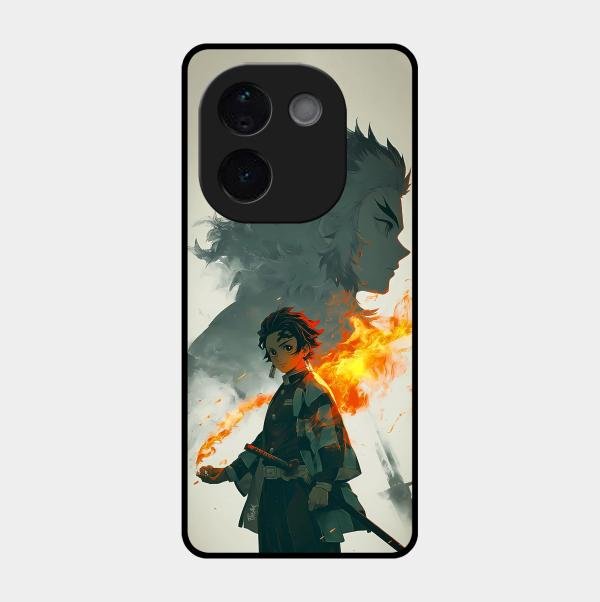 Tanjiro Dream Glass Case Cover For Vivo T3 Pro 5G