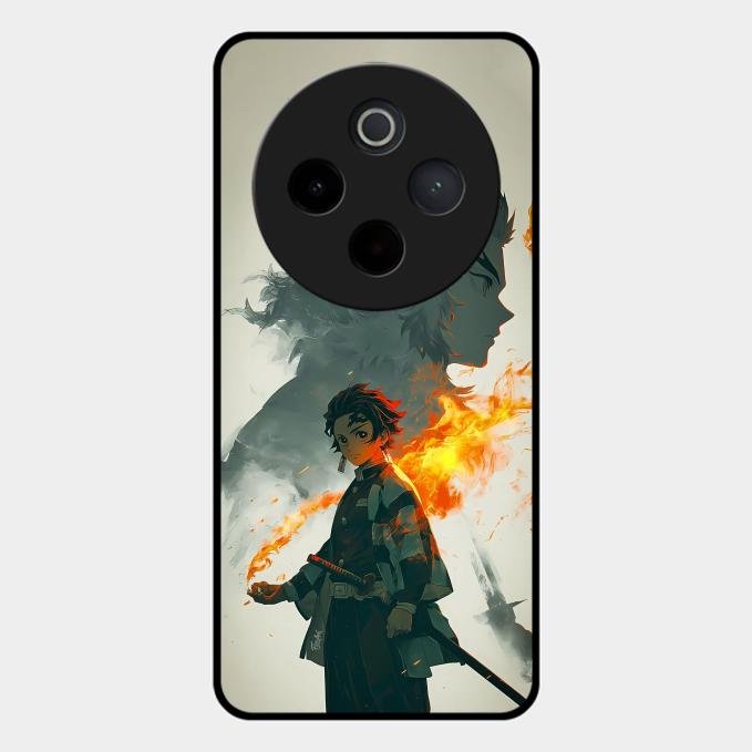 Tanjiro Dream Glass Case Cover For Vivo T4 5G