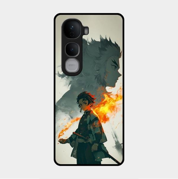 Tanjiro Dream Glass Case Cover For Vivo Y400 Pro 5G