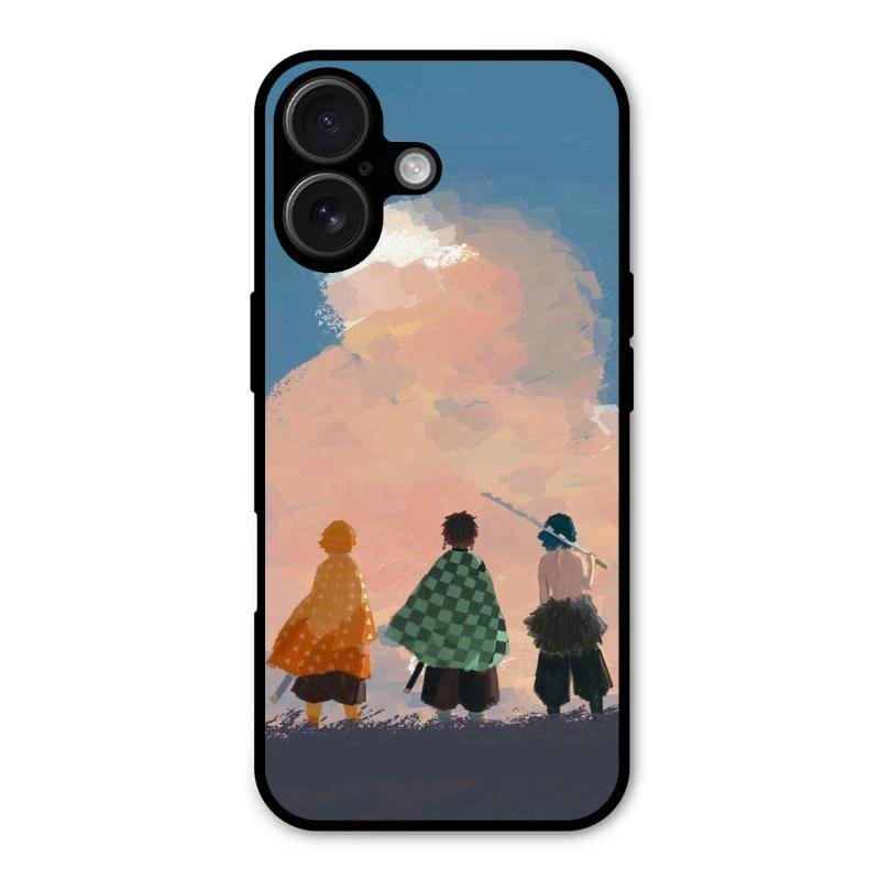 Team Slayer Glass Case Cover For iPhone 16 Plus