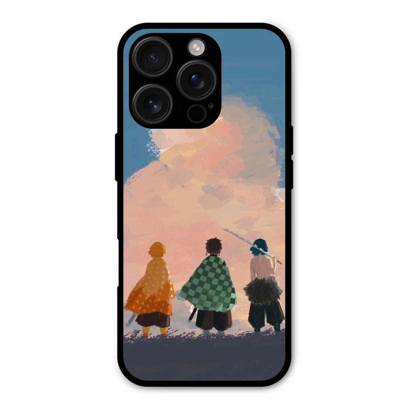 Team Slayer Glass Case Cover For iPhone 16 Pro Max