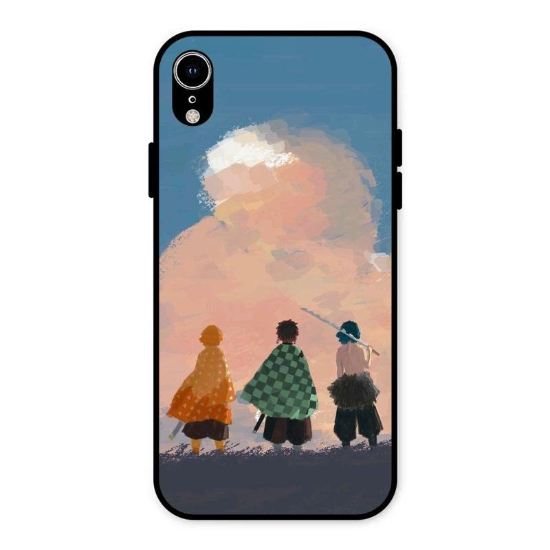 Team Slayer Glass Case Cover For iPhone XR