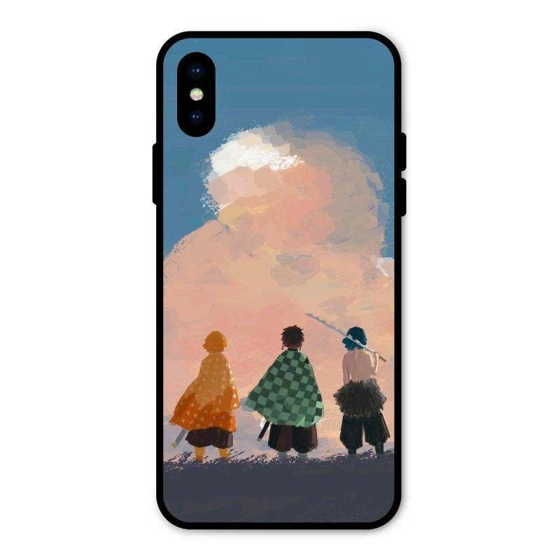 Team Slayer Glass Case Cover For iPhone XS