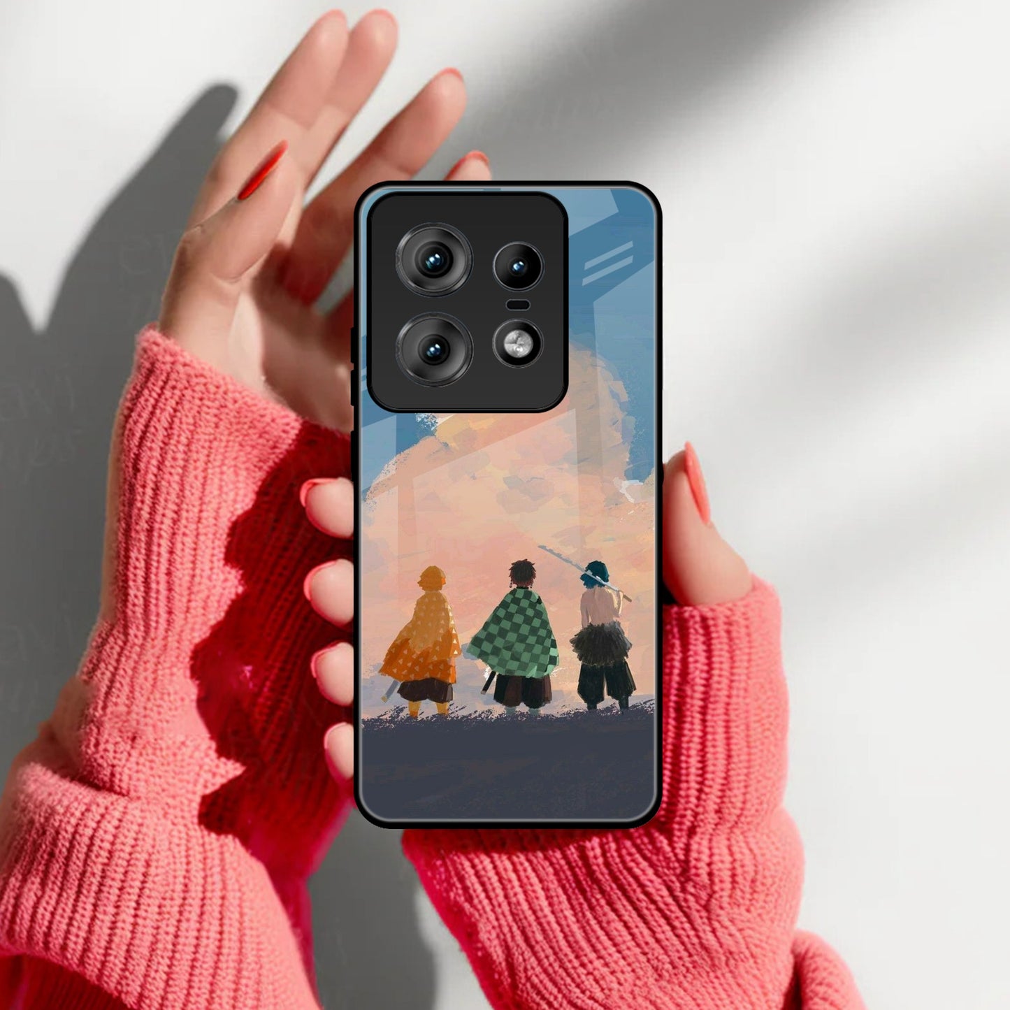 Team Slayer Glass Case Cover For Motorola