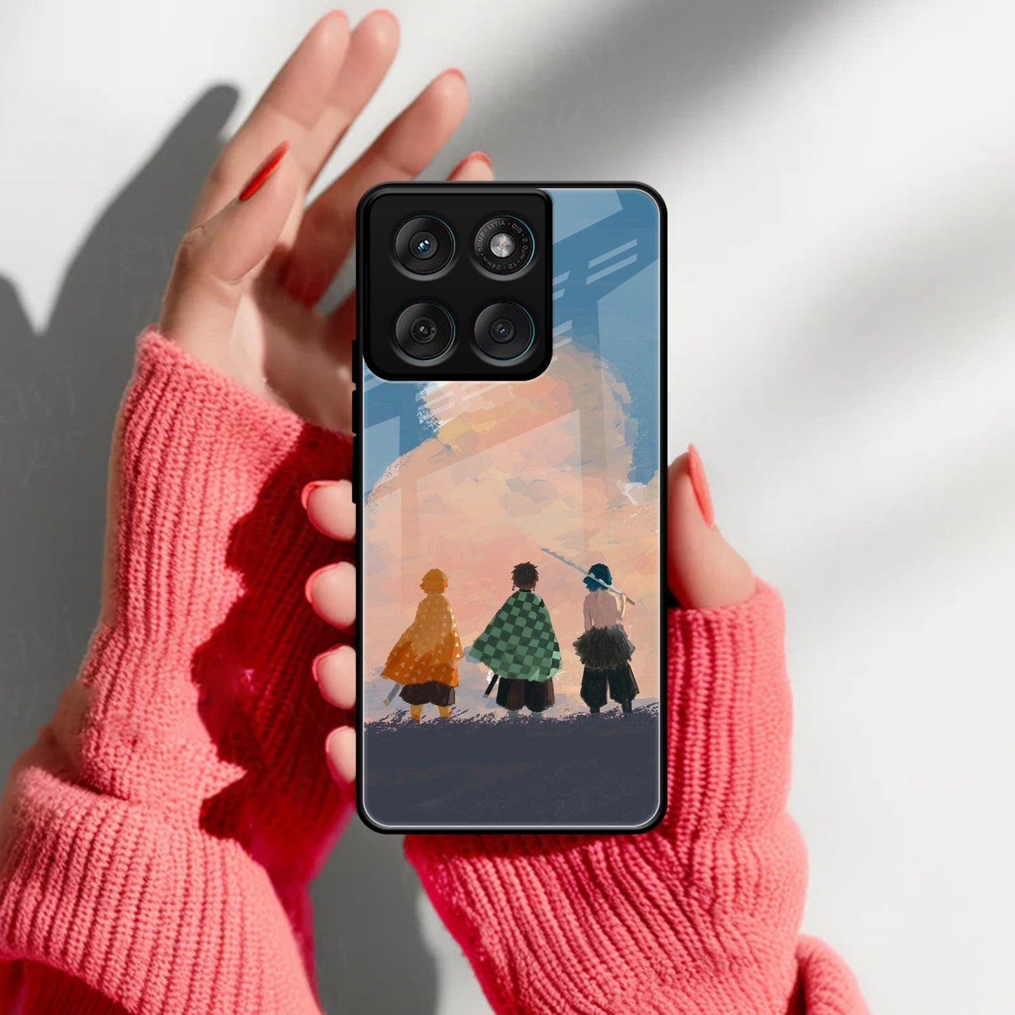 Team Slayer Glass Case Cover For Motorola