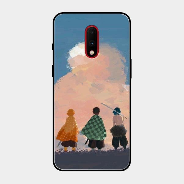 Team Slayer Glass Case Cover For Oneplus 7