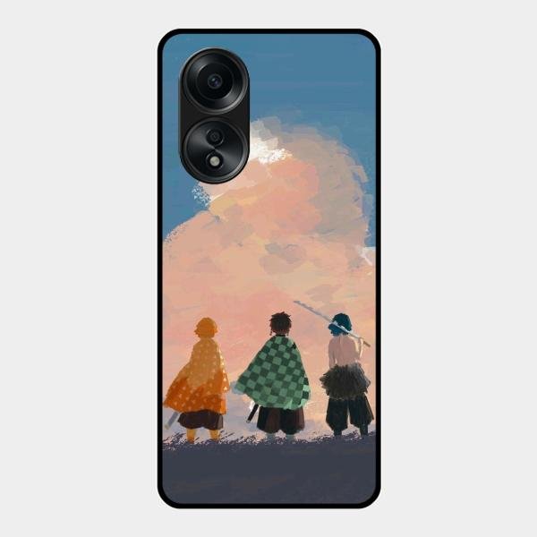 Team Slayer Glass Case Cover For Oppo A58