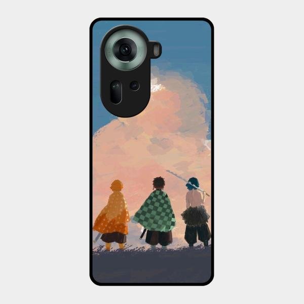 Team Slayer Glass Case Cover For Oppo Reno 11 5G