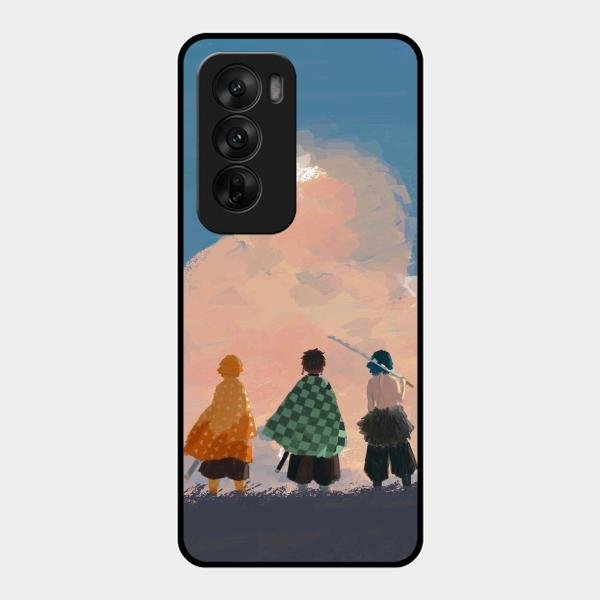 Team Slayer Glass Case Cover For Oppo Reno 12 5G
