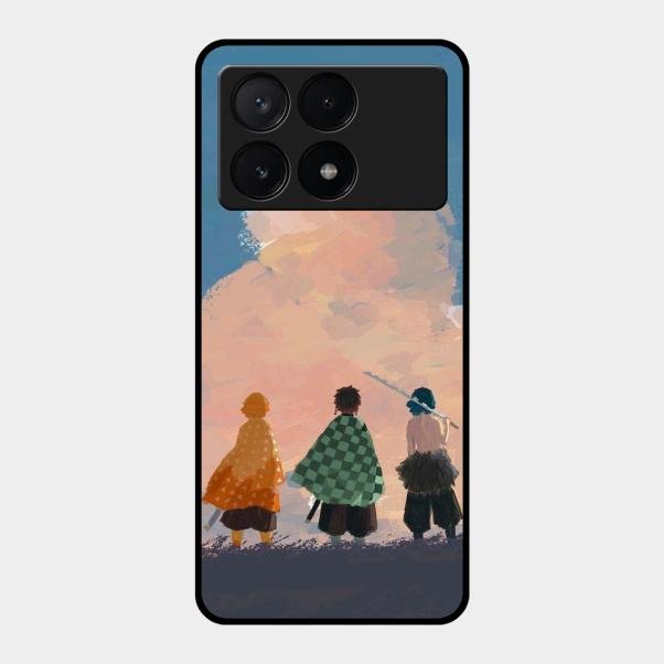 Team Slayer Glass Case Cover For Poco X6 Pro 5G