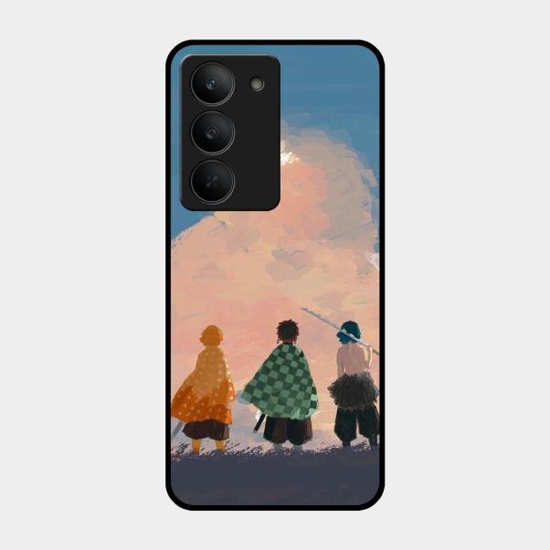 Team Slayer Glass Case Cover For Realme 14X 5G