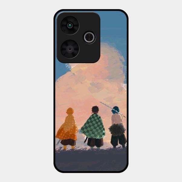 Team Slayer Glass Case Cover For Redmi 13 5G
