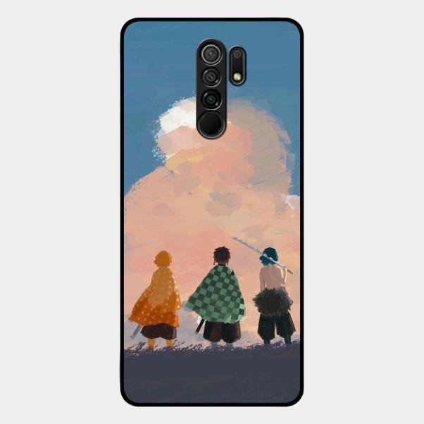 Team Slayer Glass Case Cover For Redmi 9 Prime