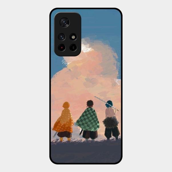Team Slayer Glass Case Cover For Redmi Note 11T 5G