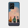 Team Slayer Glass Case Cover For Redmi Note 12 4G