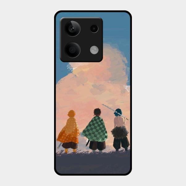 Team Slayer Glass Case Cover For Redmi Note 13 5G