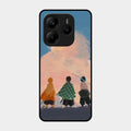 Team Slayer Glass Case Cover For Redmi Note 14 Se 5G