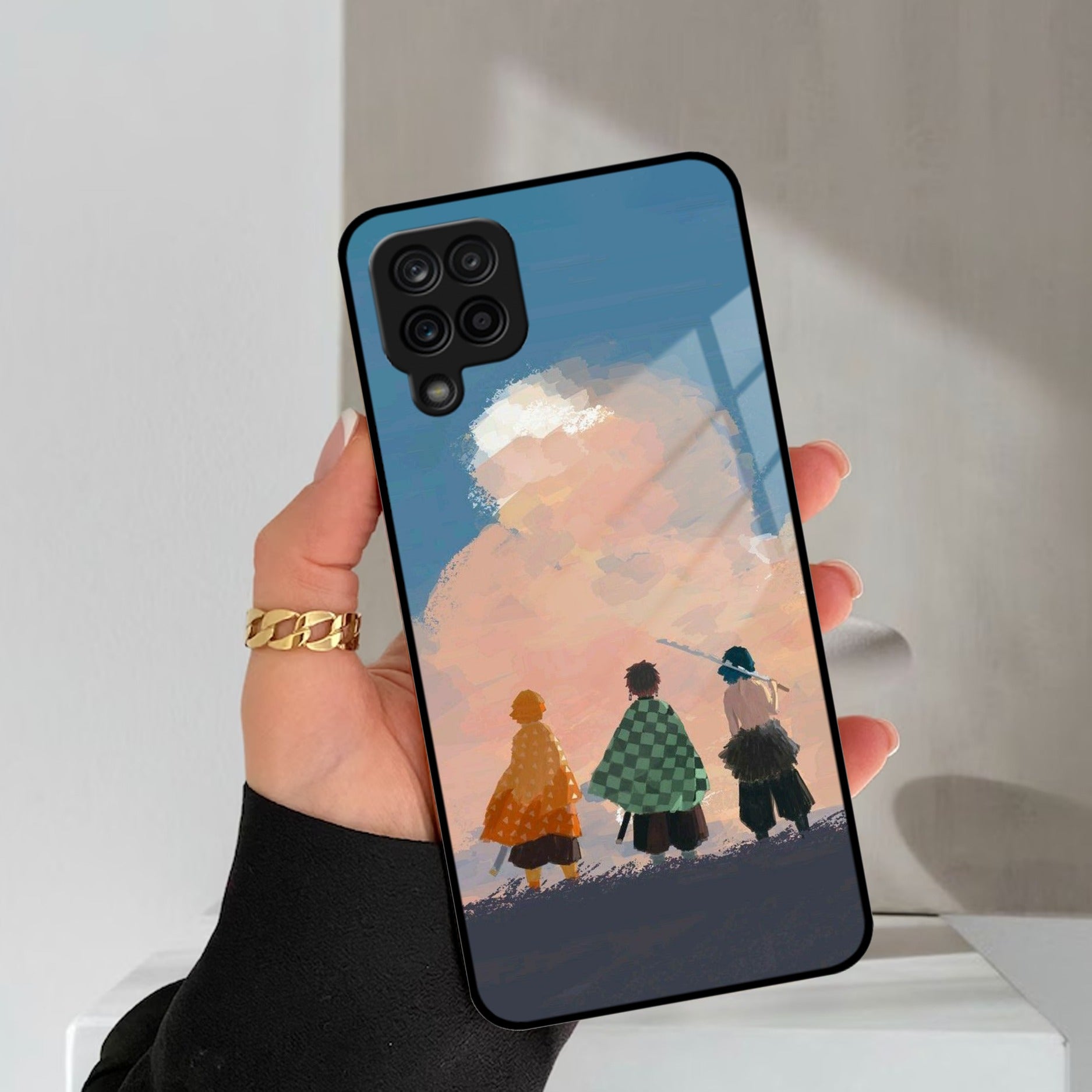 Team Slayer Glass Case Cover For Samsung Galaxy M42 5G