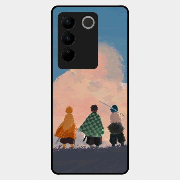 Team Slayer Glass Case Cover For Vivo V27 5G