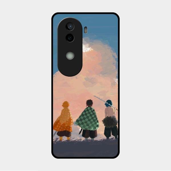 Team Slayer Glass Case Cover For Vivo V40E 5G