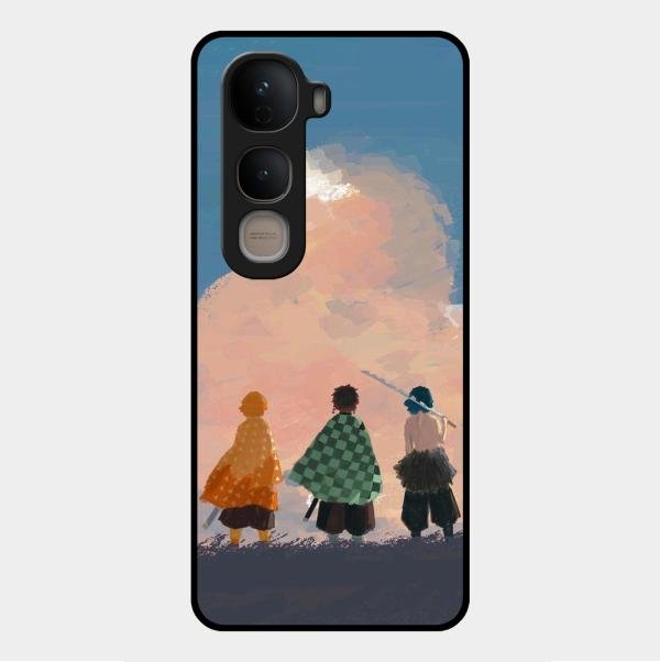 Team Slayer Glass Case Cover For Vivo Y400 5G