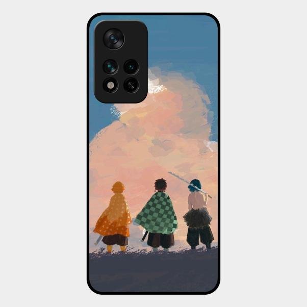 Team Slayer Glass Case Cover For Xiaomi 11I 5G