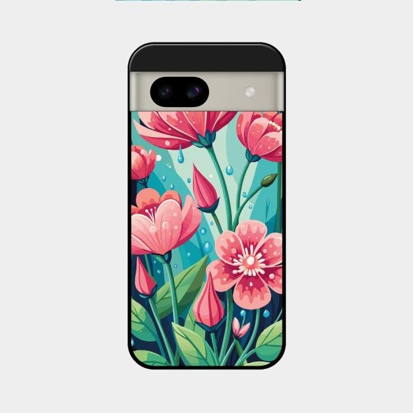 Tears of Spring Glass Case Cover For Google Pixel 8A 5G