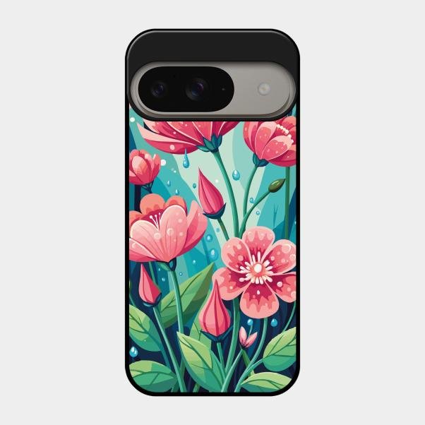 Tears of Spring Glass Case Cover For Google Pixel 9 5G