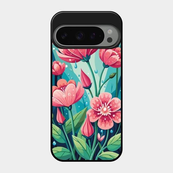 Tears of Spring Glass Case Cover For Google Pixel 9 Pro 5G