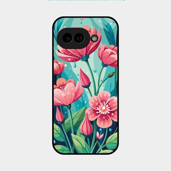 Tears of Spring Glass Case Cover For Google Pixel 9A 5G