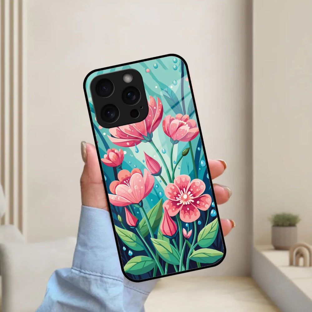 Tears of Spring Glass Case Cover For Motorola